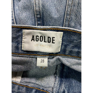 Agolde Classic Blue Alek Miniskirt Size 28