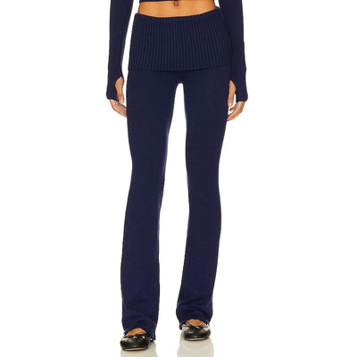 Frankies Bikinis 'Mason' Blue Cloud Knit Pant Size M