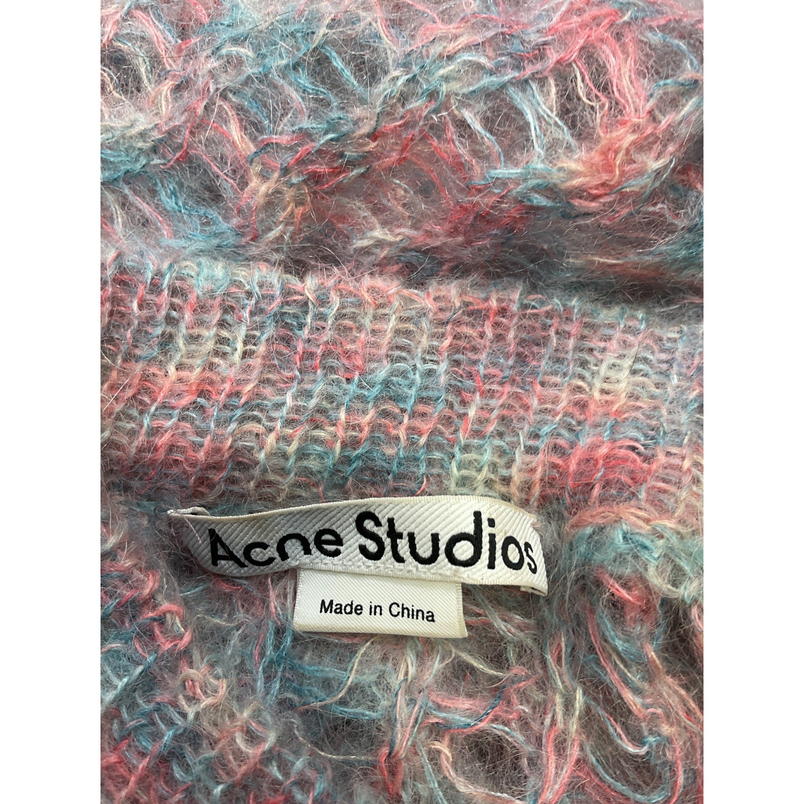 Acne Studios 'Mohair' Pink Mohair Sweater Size S