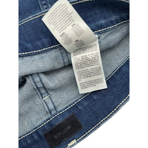 Mother Relaxed Blue Wrapper Patch Springy Ankle Denim Jeans Size 26