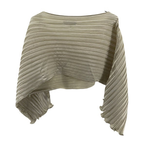 Aiifos Pleated Bone Sonya Top Size S