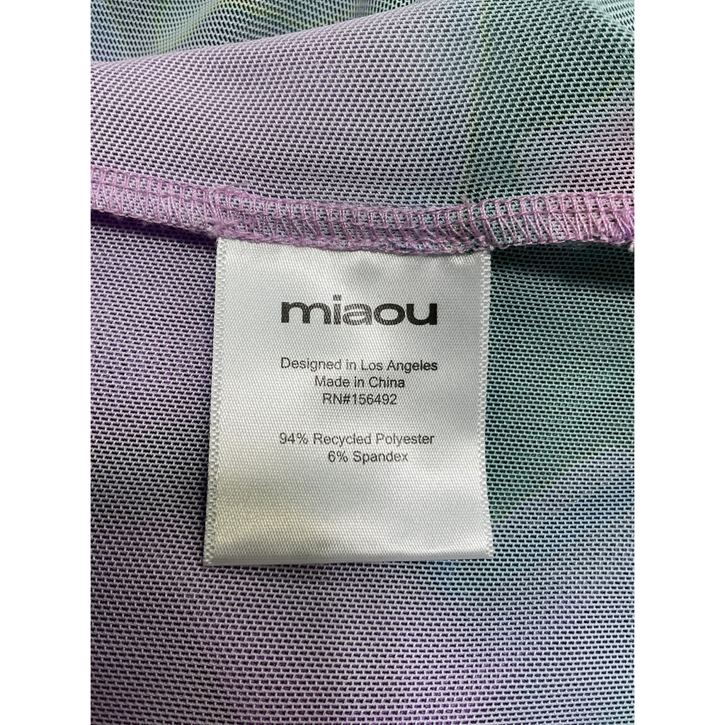Miaou 'Billie' Blue Polyester Midi Dress Size S
