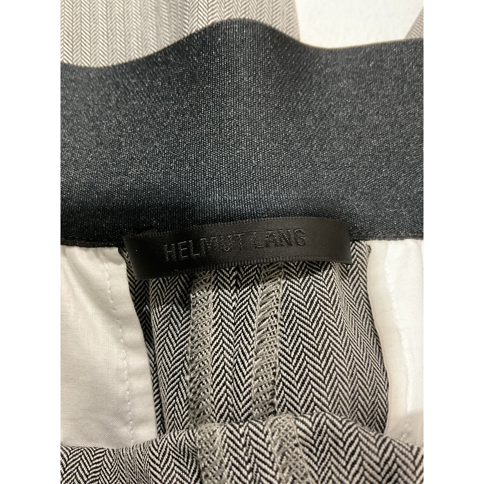 Helmut Lang Black Polyester Pull On Suit Pant Size 4