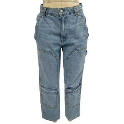Grlfrnd Relaxed East Cut Milla Utility Slouch Denim Jeans Size 26