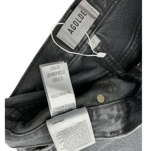 Agolde Classic Black 90s Pinch Waist Denim Jeans Size 27