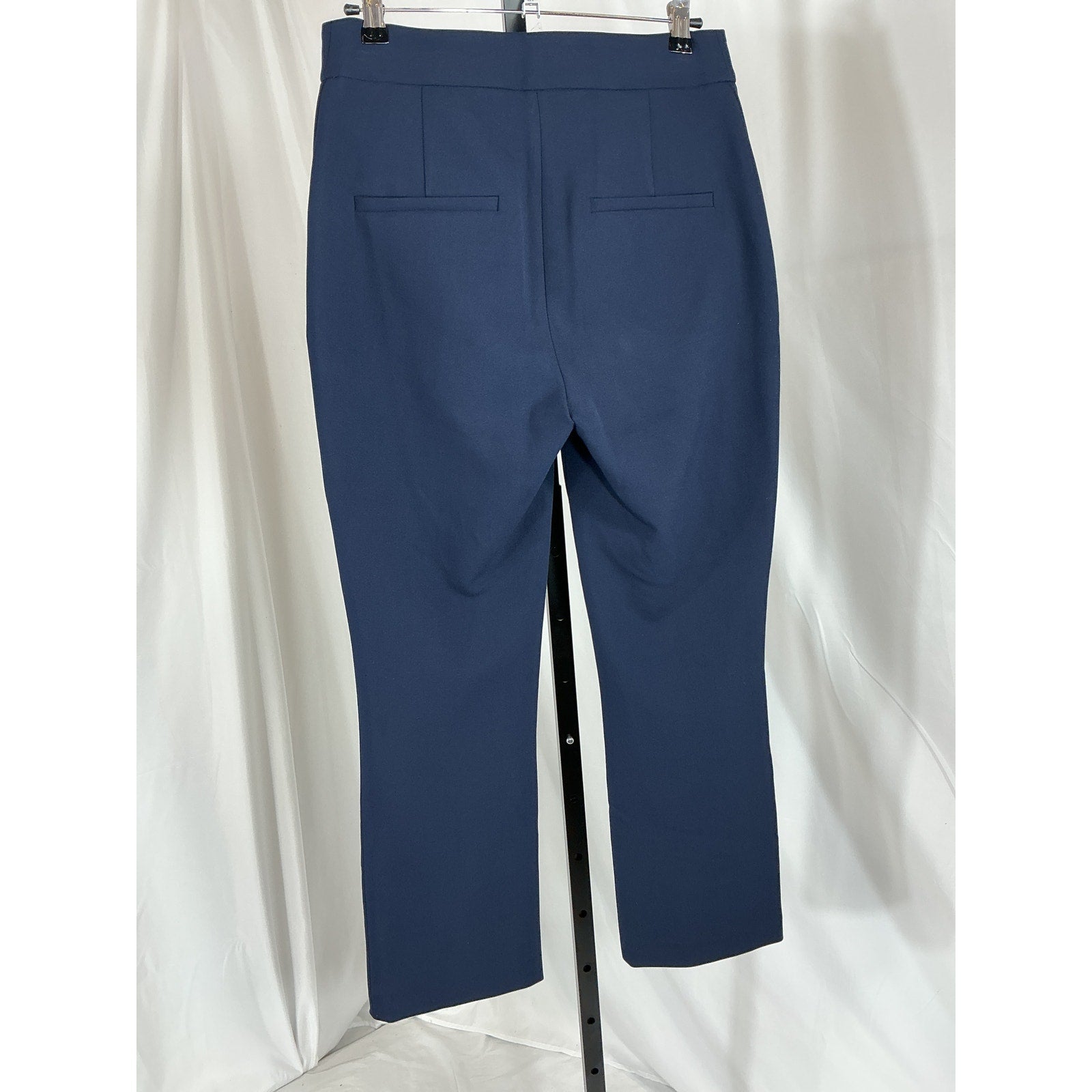 Veronica Beard 'Arte' Blue Houndstooth High Waist Flare Ankle Pants Size 6 - NWT