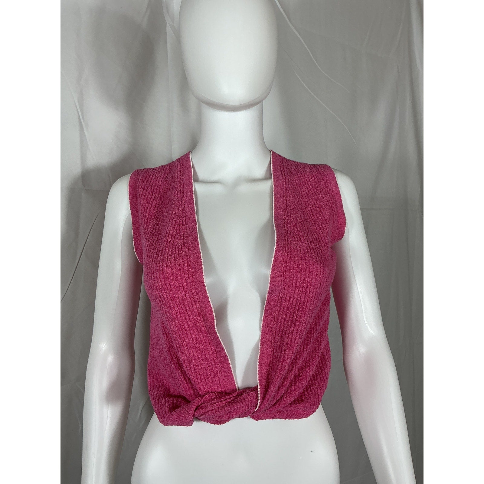 Jacquemus 'Le Haut Noue' Pink Blouse Top Size 34 - NWT