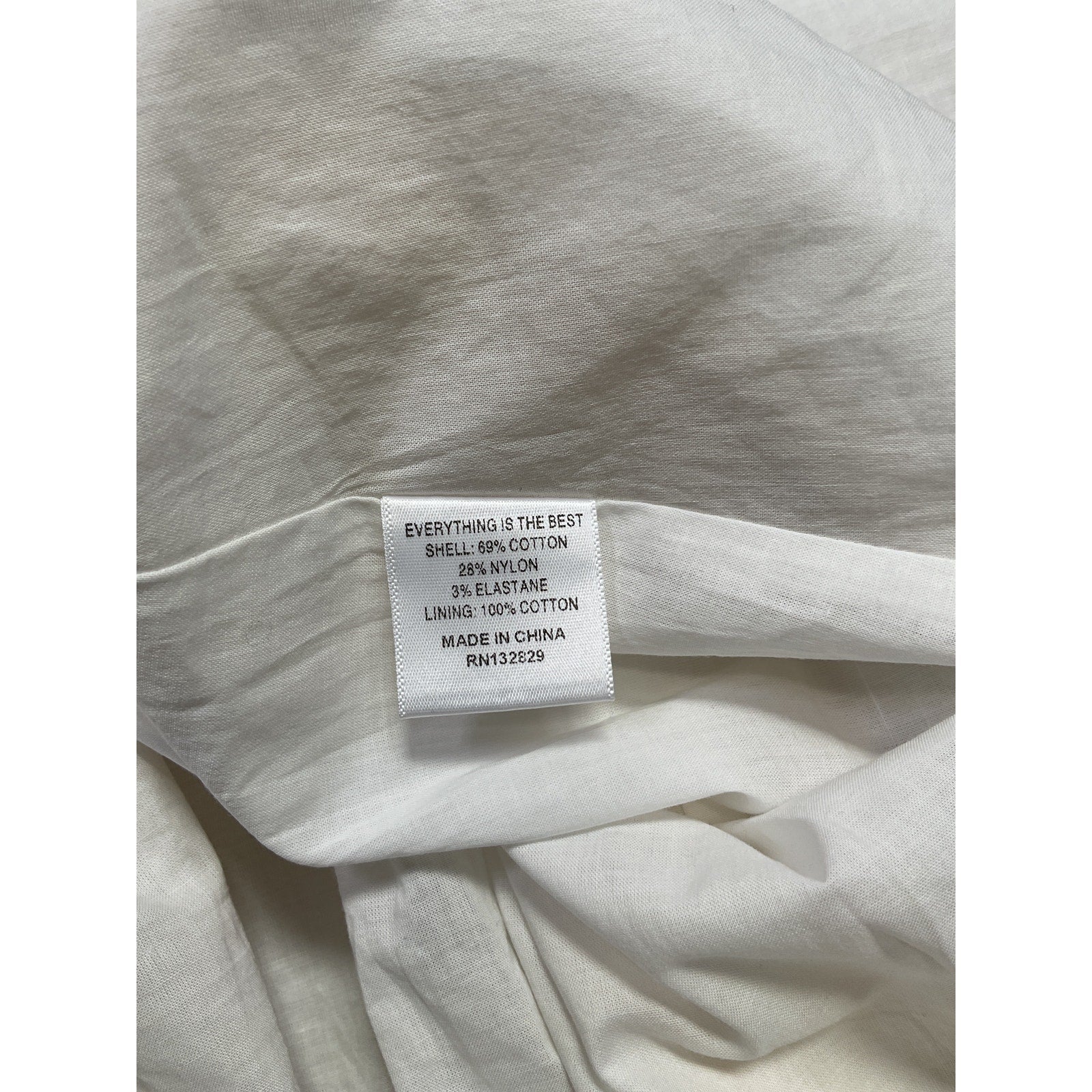 Lpa 'Stacci' White Cotton Mini Dress Size XS