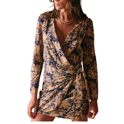 Sézane Floral Multicolor Noemia Dress Size FR 38 / US 6