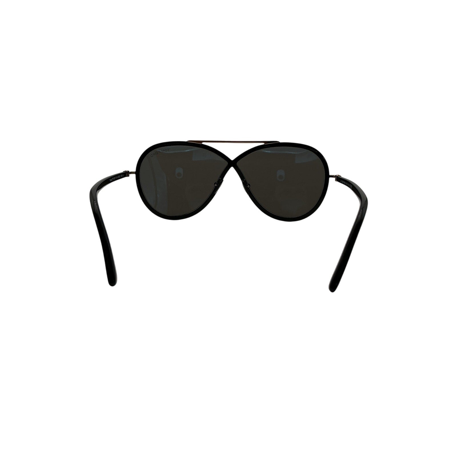 Tom Ford 'Rickie' Black Acetate Sunglasses Size OS
