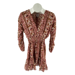 Misa Los Angeles Floral Multicolor Chiara Dress Size XS
