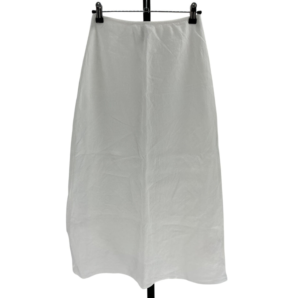 Reformation 'Layla' White Linen Skirt Size S / P