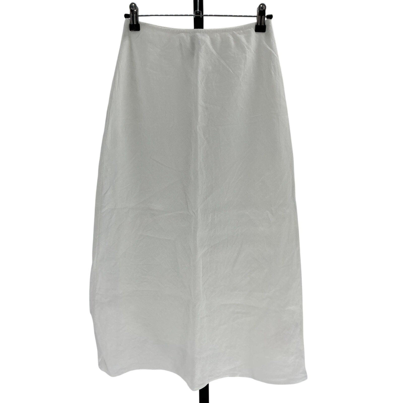 Reformation 'Layla' White Linen Skirt Size S / P