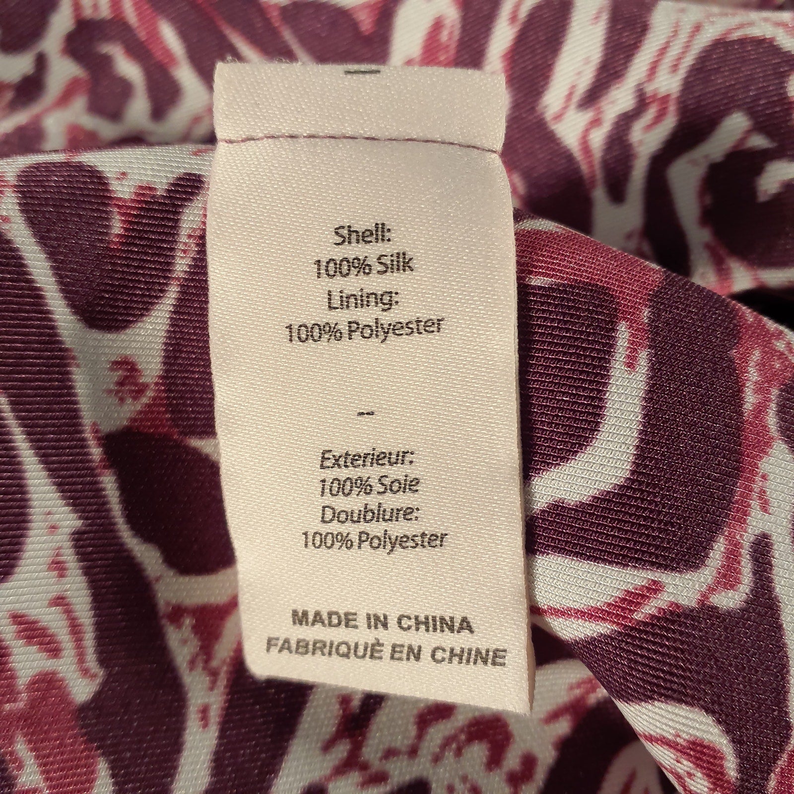 Cinq A Sept 'Inkstrokes' Pink Daria Silk Midi Dress Size 0