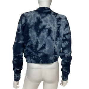 Simkhai Cropped Blue Standard Sweatshirt Size XS