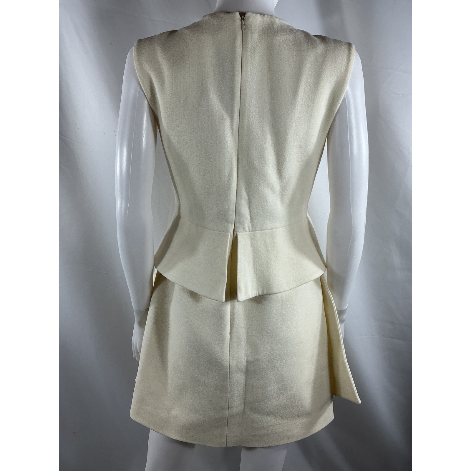 Alexis 'Mckenna' White Wool Mini Dress Size S - NWT