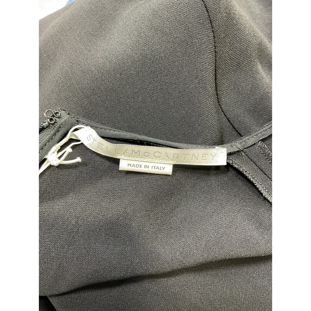 Stella Mccartney Cut Out Black Viscose Cr�pe Top Size 36 - NWT