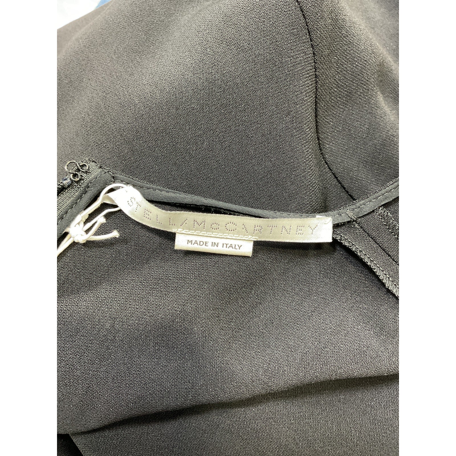 Stella Mccartney Cut Out Black Viscose Cr�pe Top Size 36 - NWT