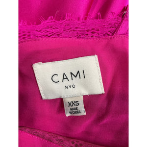 Cami Nyc Satin Neon Pink Delfina Slip Dress Size XXS