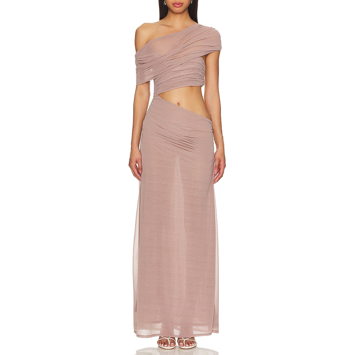 Lpa 'Mona' Pink Off Shoulder Mesh Top Size S - NWT