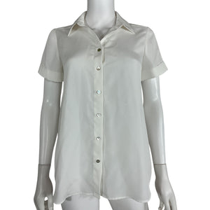 Hatch Effortless White Savannah Blouse Size 0