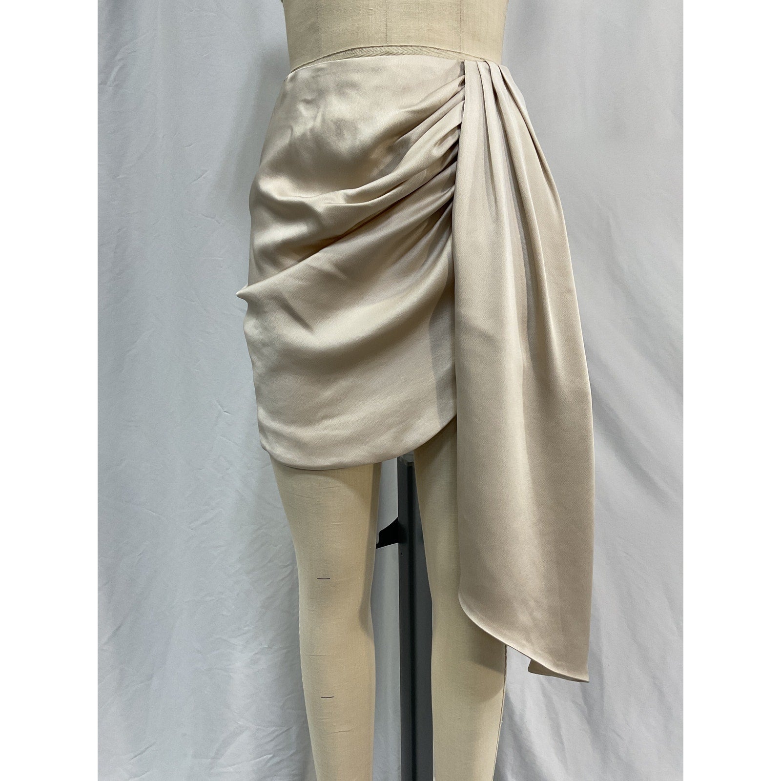 Simkhai 'Mae' Tan Acetate Skirt Size 2 - NWT