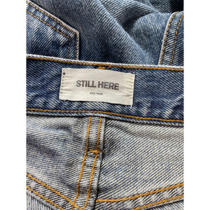 Still Here 'Charlie' Black Cargo Pants Size 24