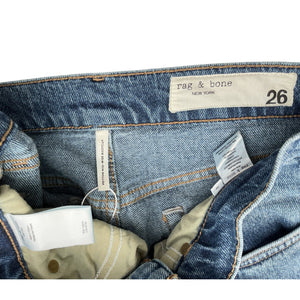 Rag & Bone Mid Rise Blue Peyton Bootcut Denim Jeans Size 26
