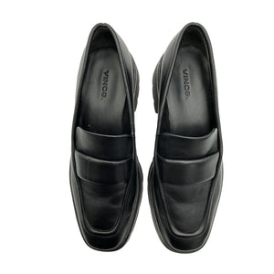 Vince Sleek Black Robin Loafers Size 8 M