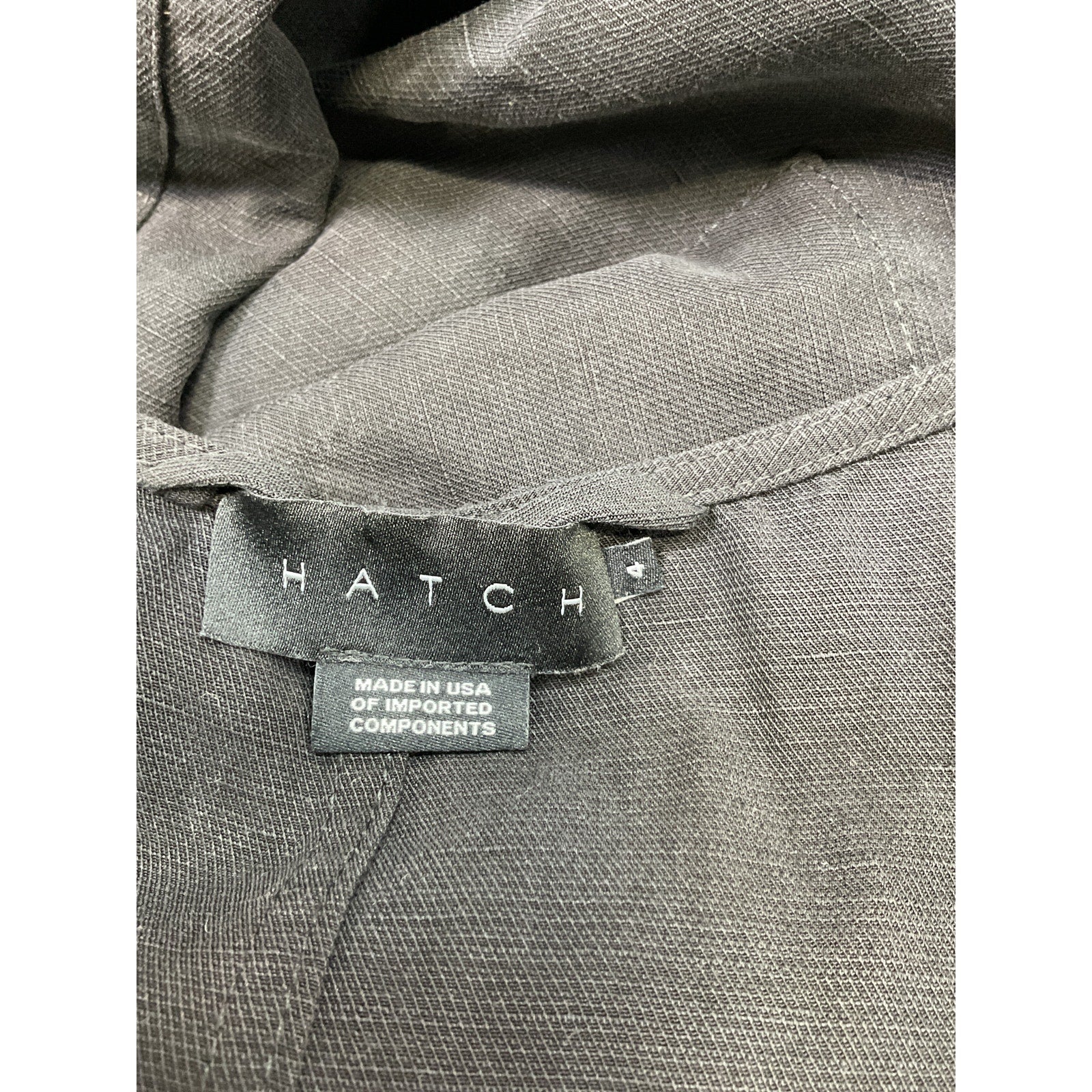 Hatch 'The Elliot' Black Romper Size 4