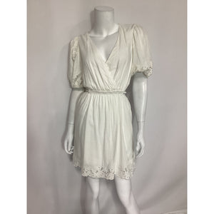 Astr The Label 'Haylen' White Linen Dress Size L