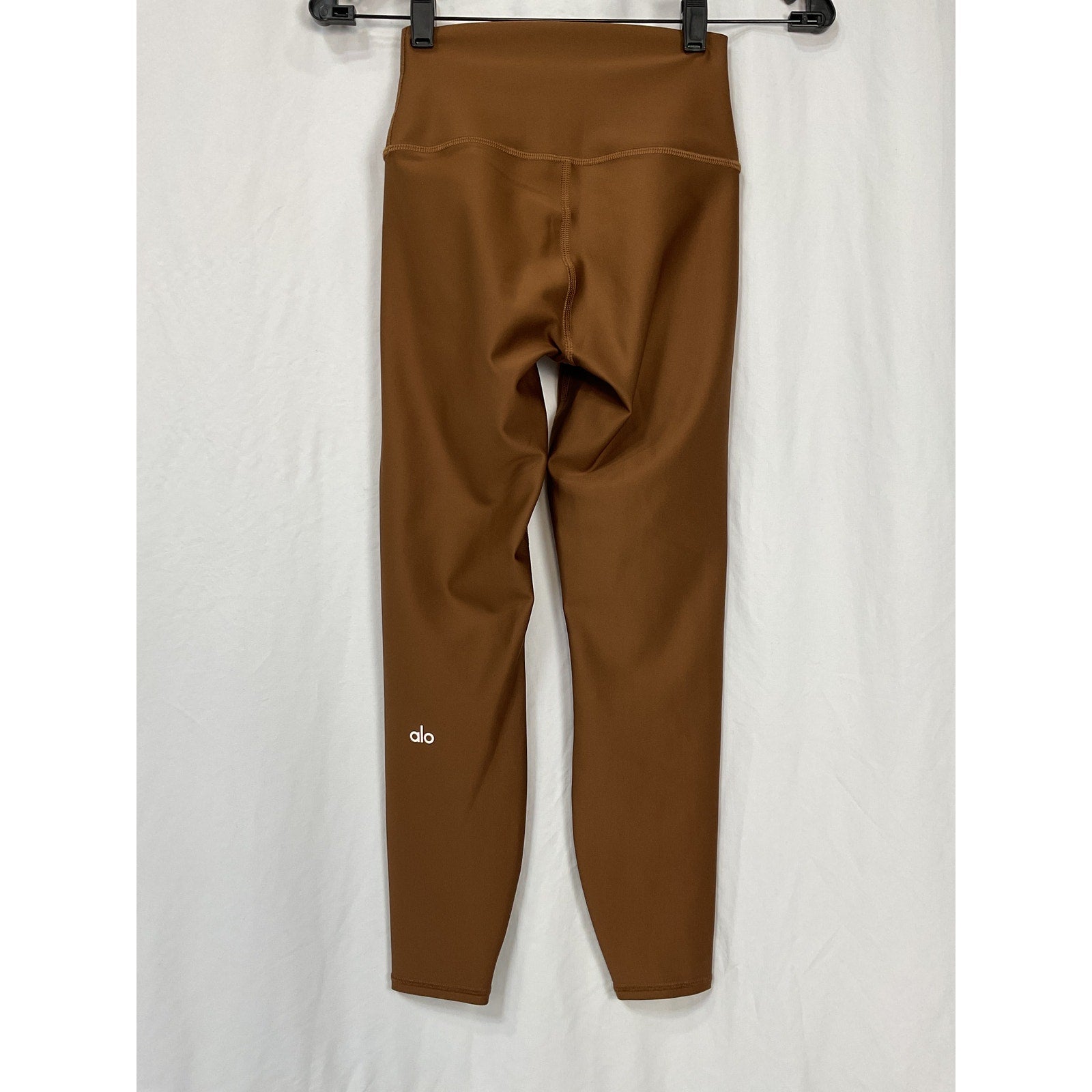 Alo Yoga 7/8 High-Waist Airlift Brown Polyester Legging Size XXS