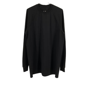 Rick Owens Minimalist Black Jersey Sweatshirt Size XL