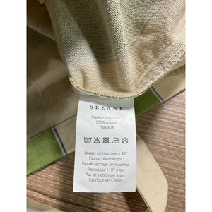 Sézane Striped Green Bonjour Atlanta Tote Bag