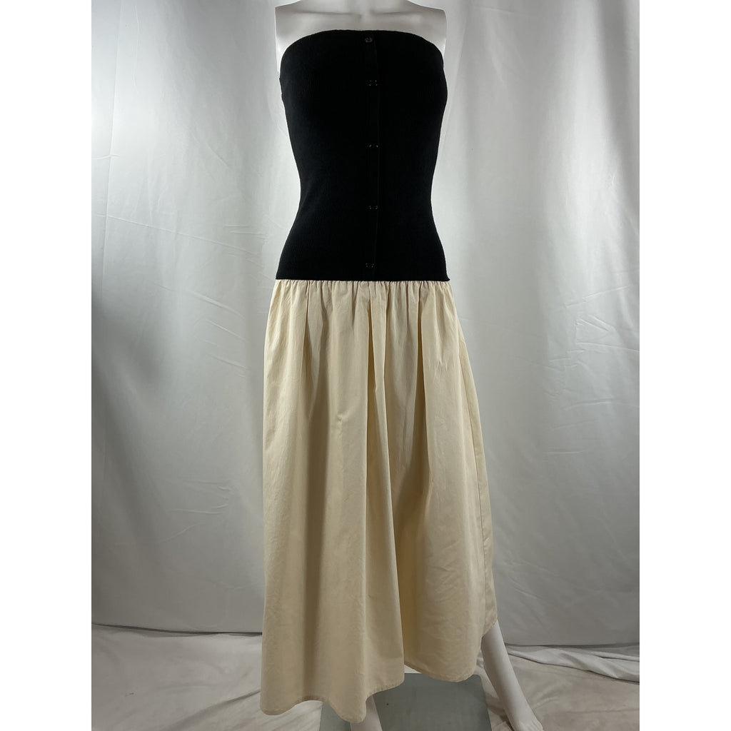 Line & Dot 'Tanner' Black Rayon Combo Dress Size XS