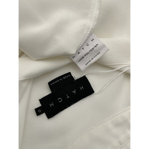 Hatch Classic White Savannah Button Front Blouse Size 0