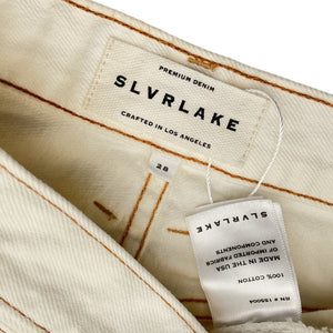 Slvrlake Superwide Beige Eva Denim Jeans Size 28