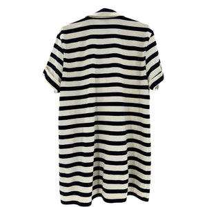 Veronica Beard Striped Multicolor Cayden Polo Dress Size XL