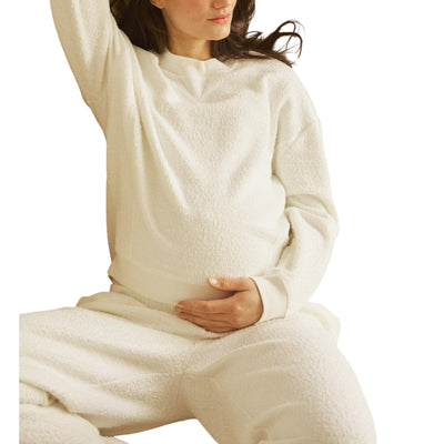 Hatch Boucle Beige Dina Sweatshirt Size 2