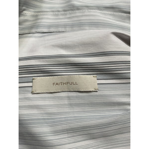 Faithfull The Brand 'En Vau' White Poplin Shirt Size 6