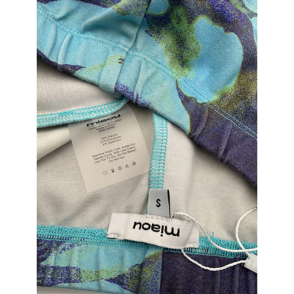 Miaou 'Booty' Blue Rayon Shorts Size S