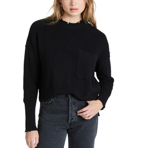 Pistola Oversized Black Darya Crewneck Sweater Size XS