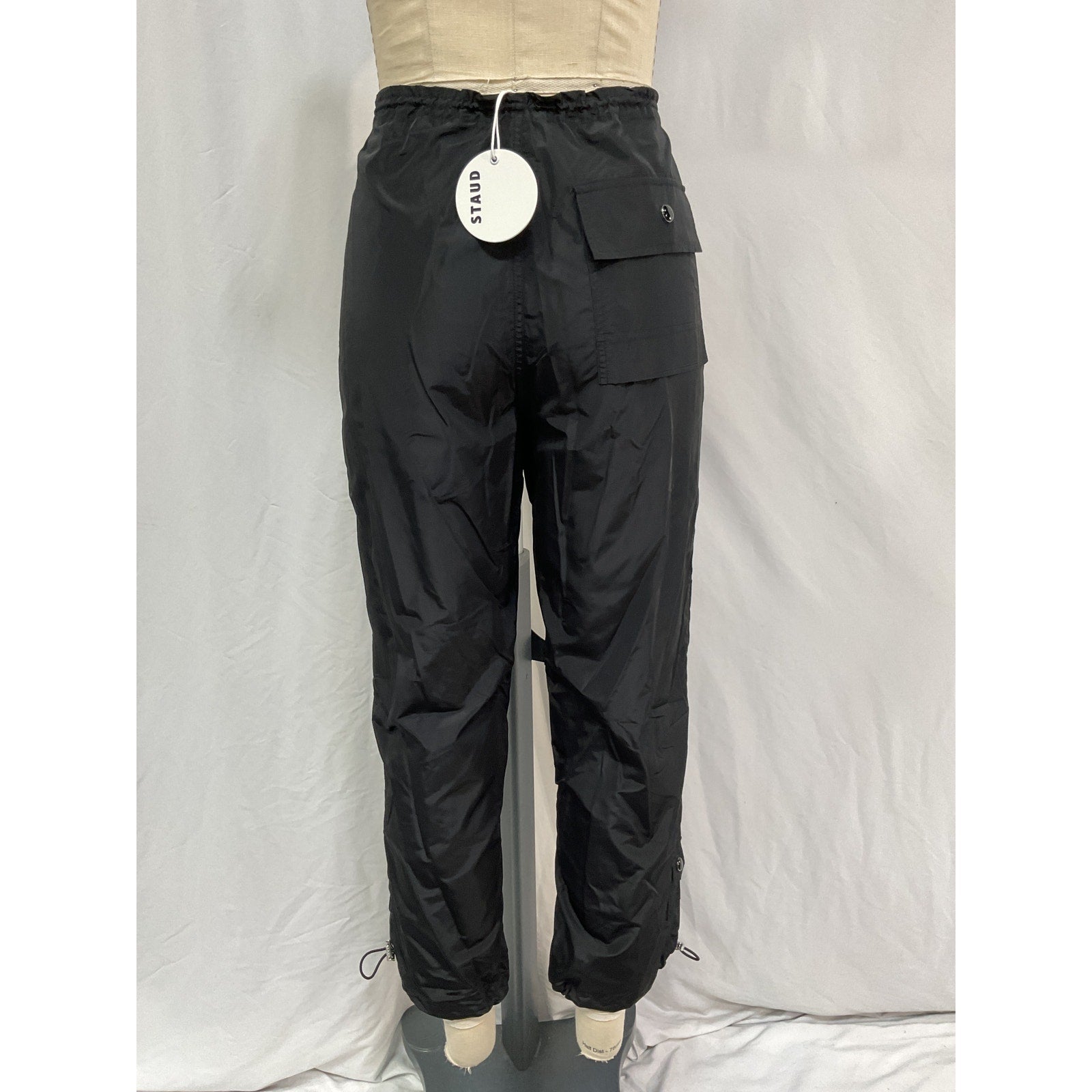 Staud 'Bryson' Black Polyester Pant Size XS - NWT