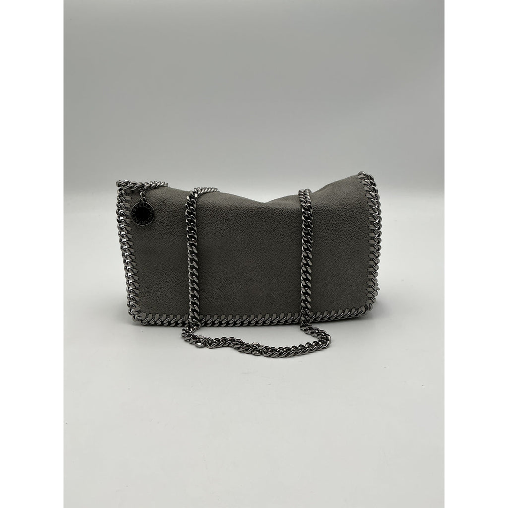 Stella Mccartney Grey Mini Falabella Crossbody Bag
