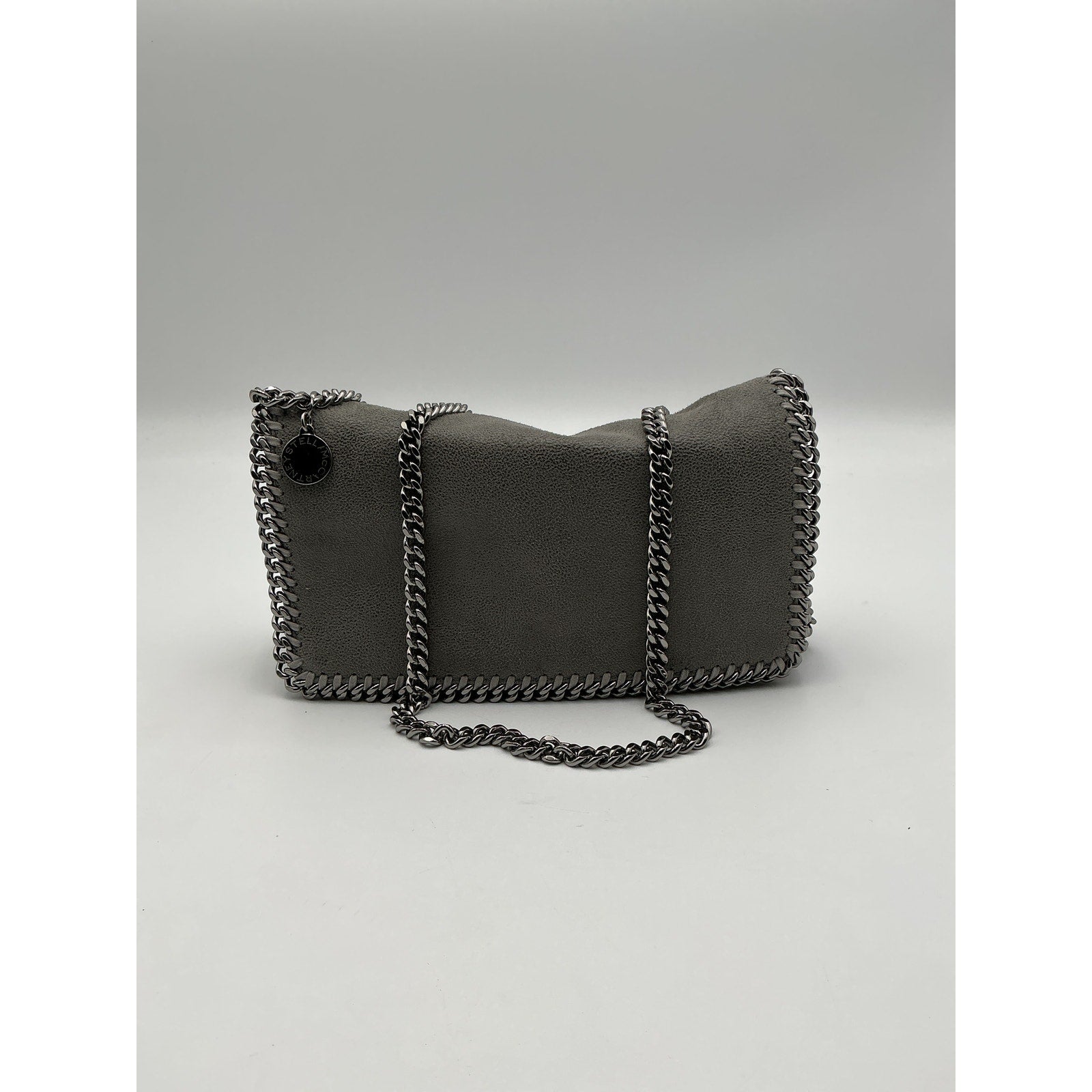 Stella Mccartney Grey Mini Falabella Crossbody Bag