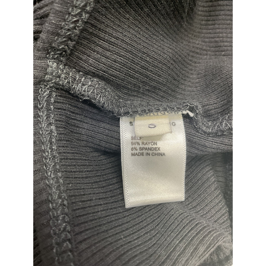 Sandy Liang 'Slight' Black Rayon Tank Top Size S