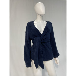 House Of Harlow 1960 'Khalida' Navy Wrap Sweater Size XS