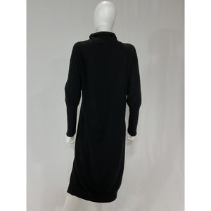 Line & Dot 'Beverly' Black Mockneck Sweater Dress Size S