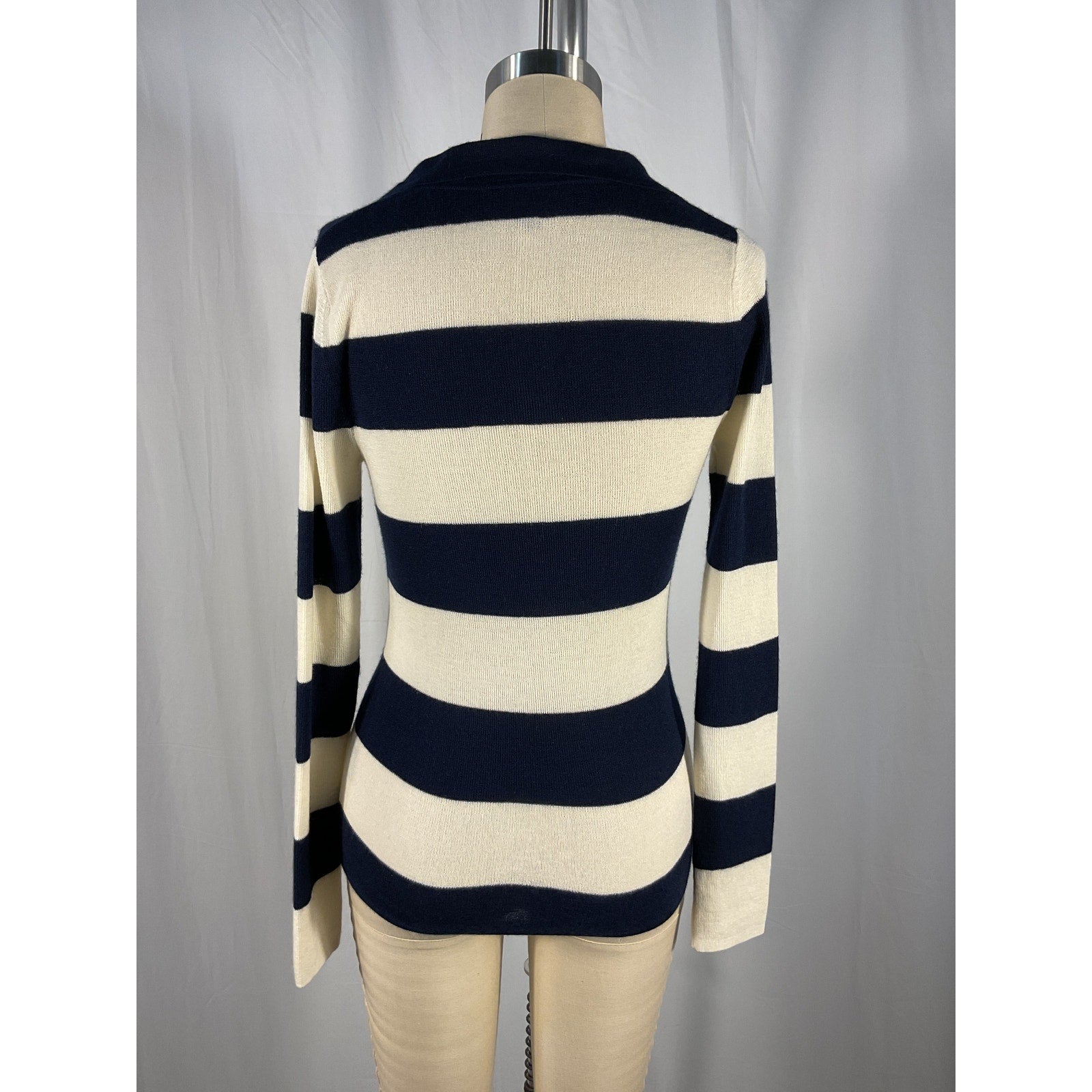 Nili Lotan 'Lucille' White Polo Top Size XS