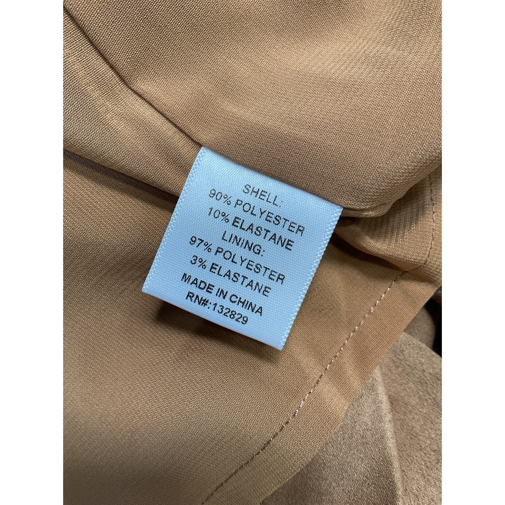 Tularosa 'Ginny' Brown Faux Suede Leather Mini Skirt Size M